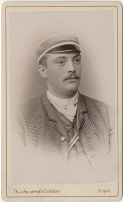 Korporatsiooni "Livonia" liige Wilhelm von Dehn, portreefoto  duplicate photo