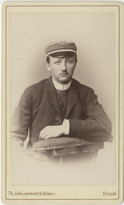 Korporatsiooni "Livonia" liige Rudolf Guleke, portreefoto  duplicate photo