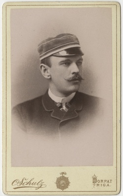 Korporatsiooni "Estonia" liige Karl Eichhorn, portreefoto  duplicate photo