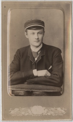 Korporatsiooni "Livonia" liige Alfred von Roth, portreefoto  duplicate photo