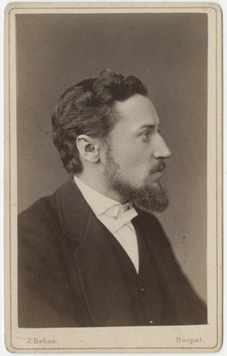 Korporatsiooni "Estonia" liige Nikolai Demin, portreefoto  duplicate photo