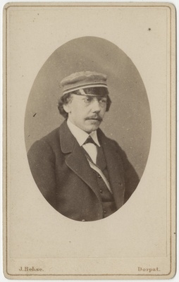 Korporatsiooni "Estonia" liige Edmund von Ditmar, portreefoto  duplicate photo