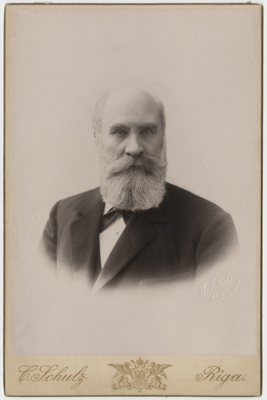 Korporatsiooni "Livonia" vilistlane Carl Fowelin, portreefoto