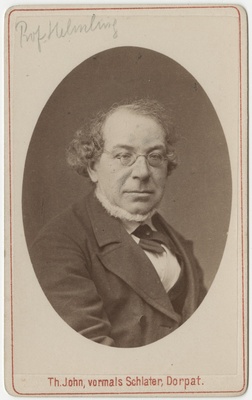 Tartu Ülikooli matemaatika professor Peter Helmling, portreefoto  duplicate photo