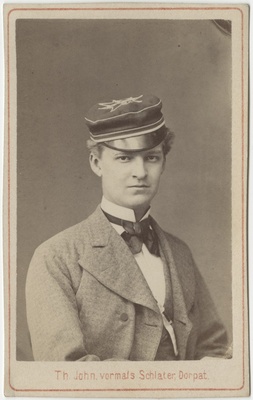 Korporatsiooni "Estonia" liige krahv Emil Igelstrom, portreefoto  duplicate photo