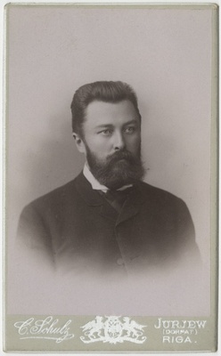 Korporatsiooni "Estonia" vilistlane Georg Knüpffer, portreefoto  duplicate photo