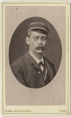 Korporatsiooni "Livonia" liige Heinrich Maurach, portreefoto  duplicate photo