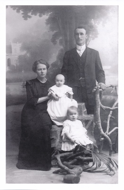 Auguste ja Daniel Luther, perekonnafoto