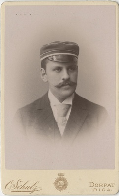 Korporatsiooni "Livonia" liige Walter von Holst, portreefoto  duplicate photo