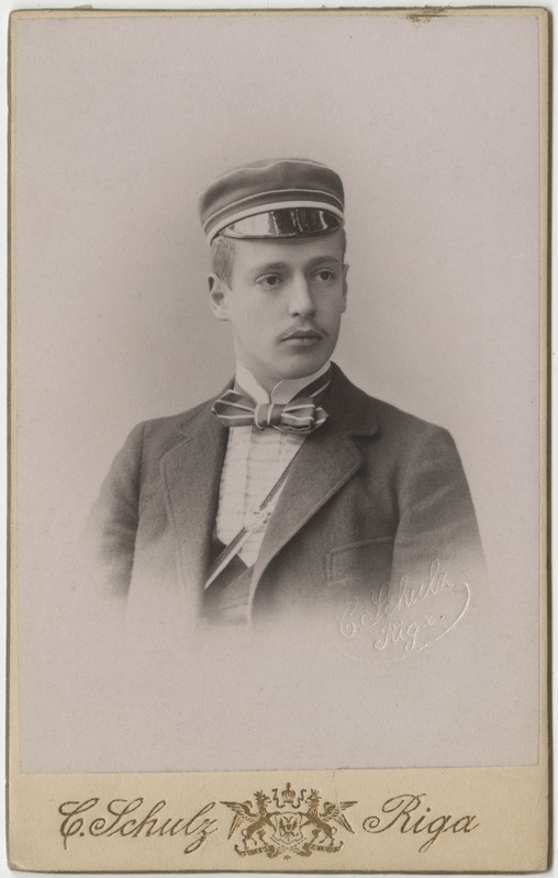 Korporatsiooni "Livonia" liige Manfred von Vegesack, portreefoto