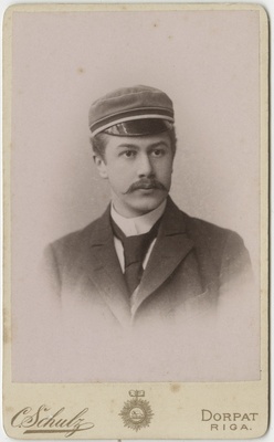 Korporatsiooni "Livonia" liige Richard Walter, portreefoto  duplicate photo