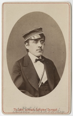 Korporatsiooni "Livonia" liige vürst Alexei Schachowskoy, portreefoto  duplicate photo