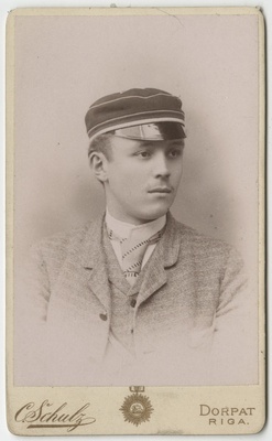 Korporatsiooni "Estonia" liige parun Heinrich Stackelberg, portreefoto  duplicate photo