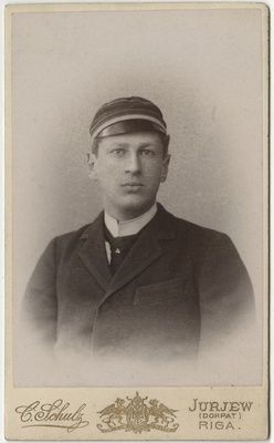 Korporatsiooni "Estonia" liige parun Richard von Maydell, portreefoto  duplicate photo
