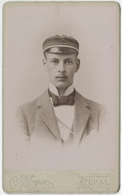 Korporatsiooni "Estonia" liige parun Kurt von Fersen, portreefoto  duplicate photo