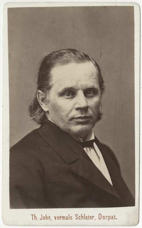Tartu Ülikooli astronoomiaprofessor Ludwig Schwarz, portreefoto