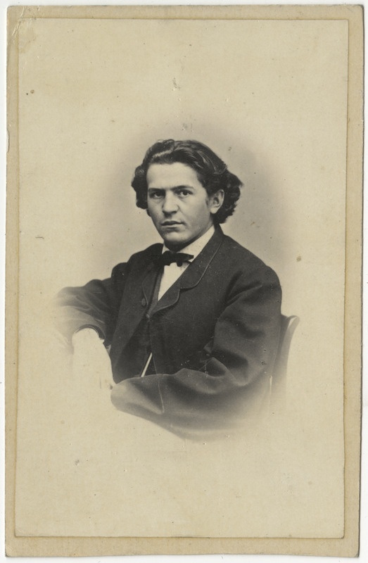 Korporatsiooni "Livonia" liige Wilhelm Meyer, portreefoto