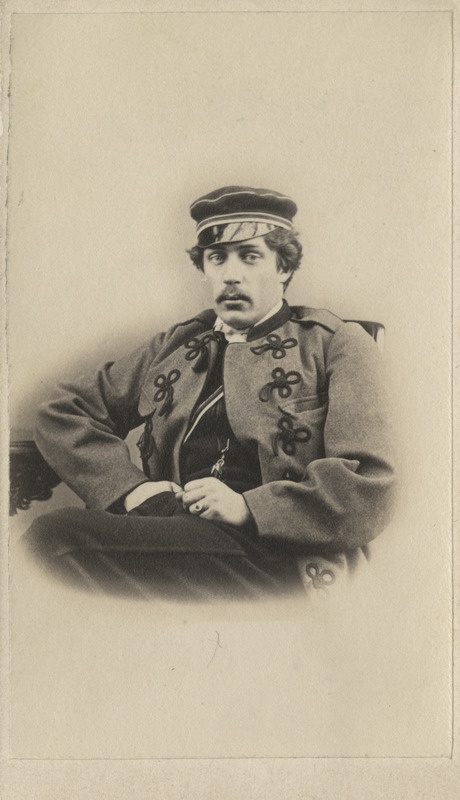 Korporatsiooni "Livonia" liige Viktor von Helmersen, portreefoto