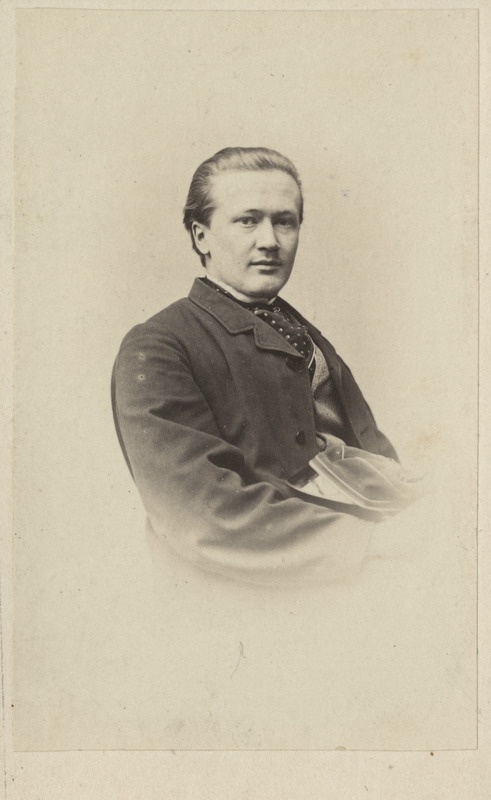 Korporatsiooni "Livonia" liige Erwin von Wahl, portreefoto