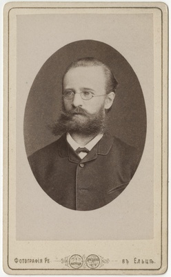 Korporatsiooni "Livonia" liige parun Heinrich von Tiesenhausen, portreefoto  duplicate photo