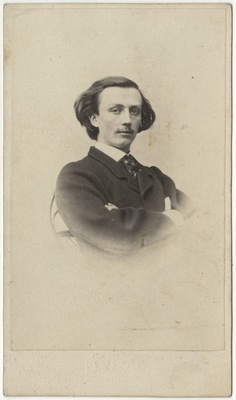 Korporatsiooni "Estonia" liige parun Georg von Engelhardt, portreefoto  duplicate photo
