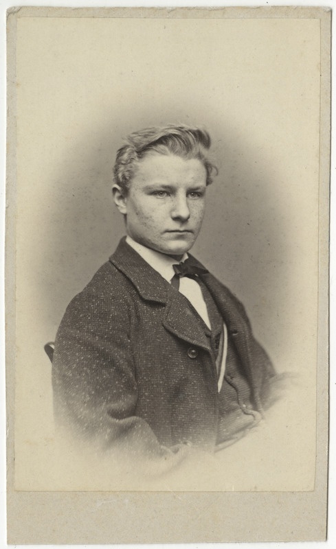 Korporatsiooni "Livonia" Rudolf von Zeddelmann, portreefoto