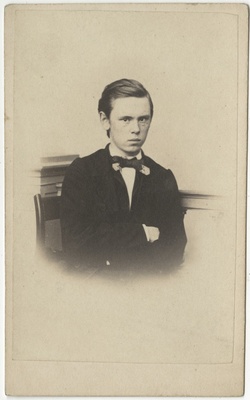 Korporatsiooni "Estonia" liige Ludwig Fankhaenel, portreefoto  duplicate photo