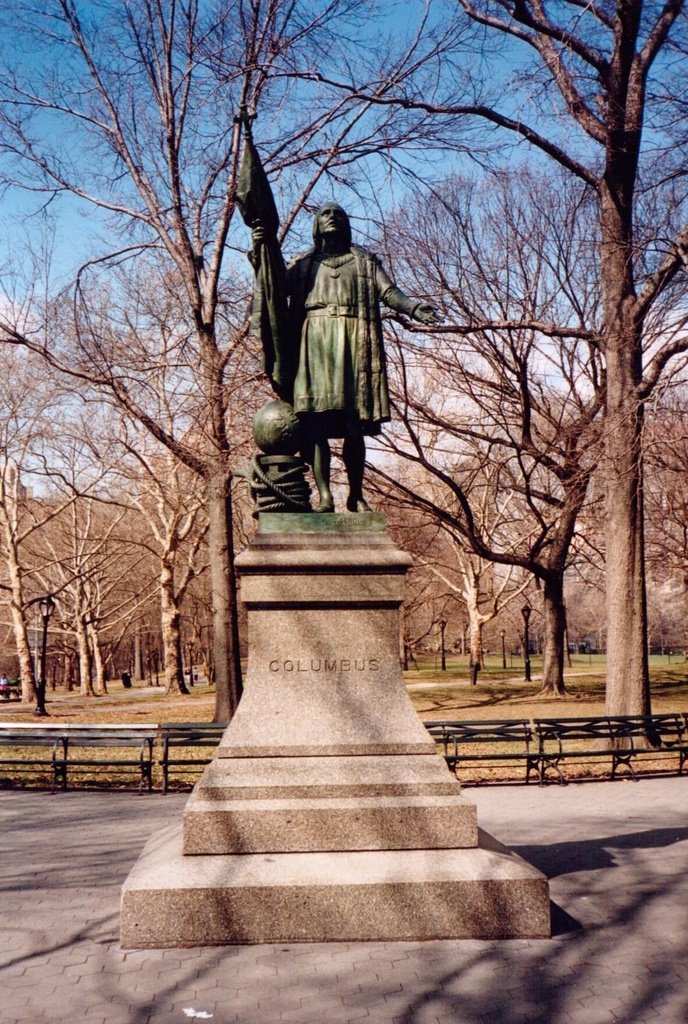 Christopher Columbus statue, Central Park, New York City by Jerónimo Suñol, 1995 - Christoph Kolumbus im New Yorker Central Park 1995