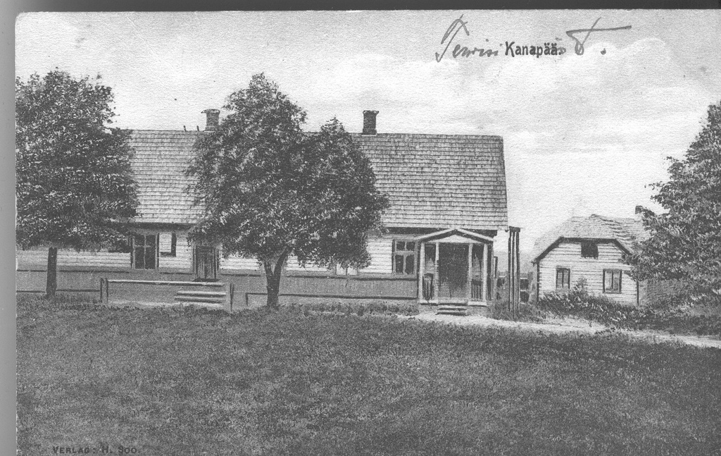 Trükipostkaart. Kanepi seltsimaja.