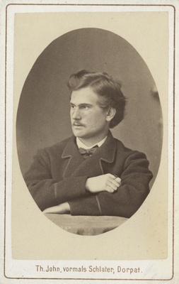 Korporatsiooni "Estonia" liige Seesemann(?), portreefoto  duplicate photo