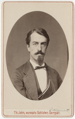 Korporatsiooni "Livonia" liige Woldemar Sielmann, portreefoto  duplicate photo