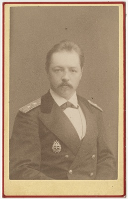 Korporatsiooni "Livonia" liige Alexander von Bunge, portreefoto  duplicate photo