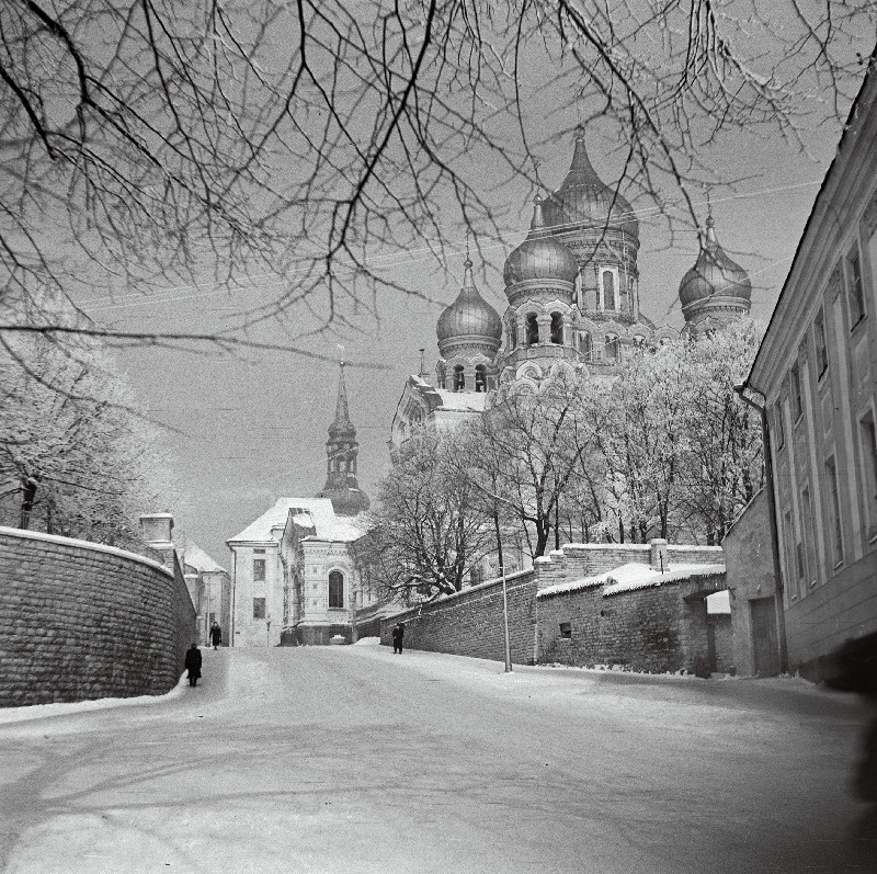 Vaade A. Nevski katedraalile Toompeal.