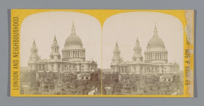 St. Paul's Cathedral, London and Neighbourhood, Gezicht op Saint Paul's Cathedral in Londen  duplicate photo