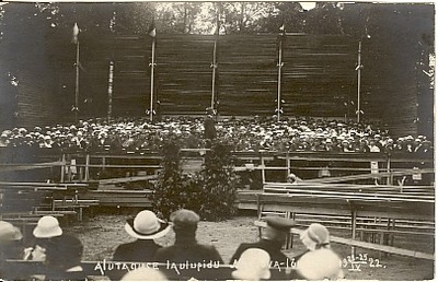 foto, Alutaguse laulupidu Narva-Jõesuus 1922.a.  duplicate photo