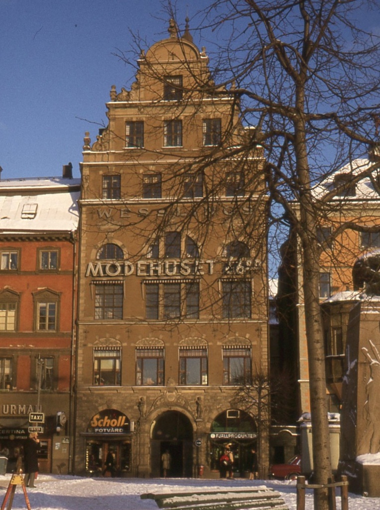 Modehuset 66, 1978a - "Modehuset 66" Kornhamnstorg 49/Västerlånggatan 66