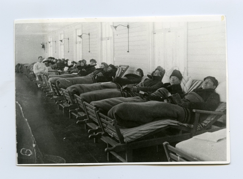 Tuberkuloosihaiged Taagepera sanatooriumis.
