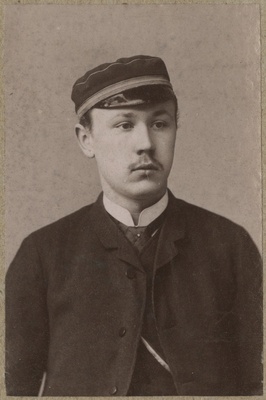 Korporatsiooni "Lettonia" liige, portreefoto  duplicate photo