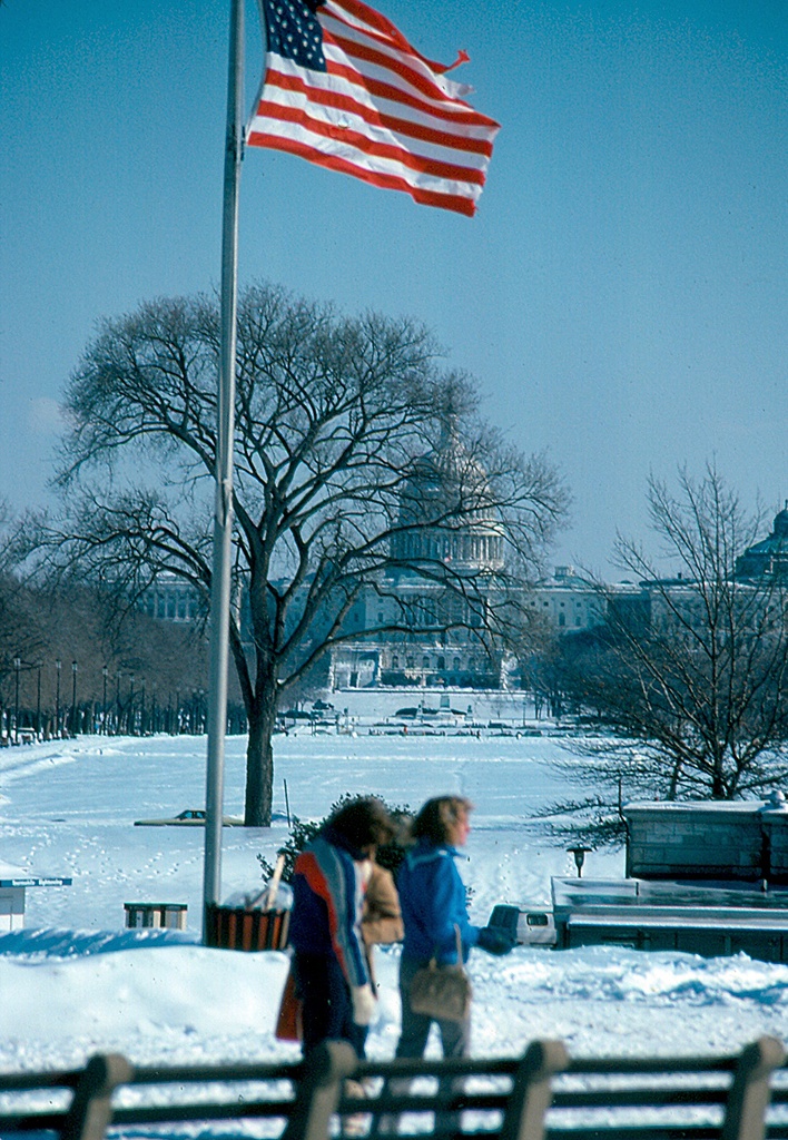 1982-01-Washington Capitol018-ps - Capitol Hill Historic District in 1982 (around January, 23)