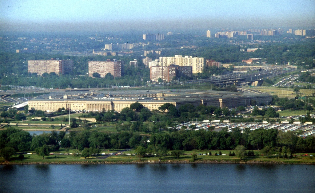 Washington-46-vom Obelisken-Pentagon-1982-gje - Washington, D.C. in USA