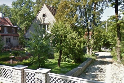 Part of the settlement of Maarjamäe Harju County Tallinn Kose tee, Tamme, Paju, Saare Streets rephoto