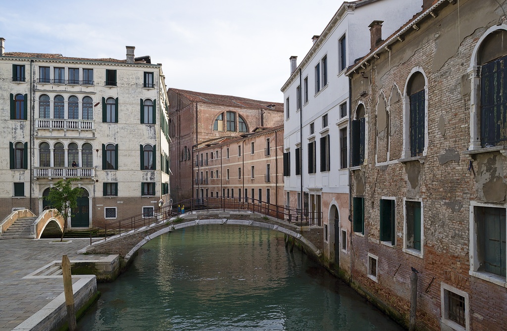 Ponte Ca' Zon (Venice) - Rio di Santa Giustina and Ponte Ca' Zon Venice