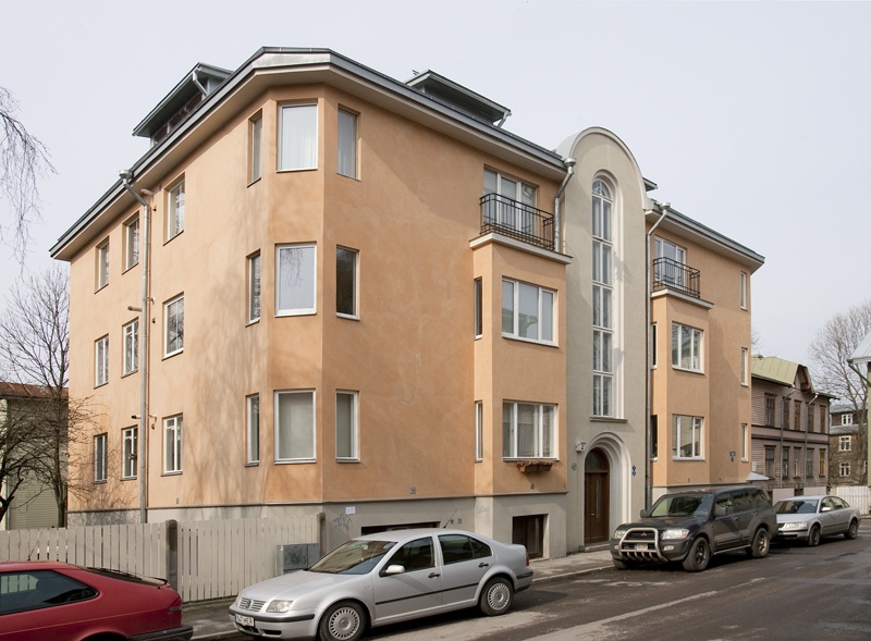 Elamu Tallinnas Kapi 2, vaade hoonele. Arhitekt Karl Tarvas
