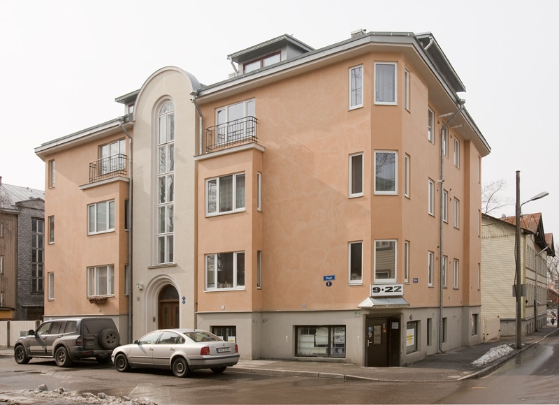 Elamu Tallinnas Kapi 2, vaade hoonele. Arhitekt Karl Tarvas