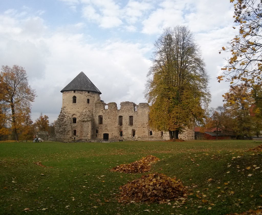 Cēsis Castle frontside in 2014 - This is a photo of cultural heritage monument of Latvia number