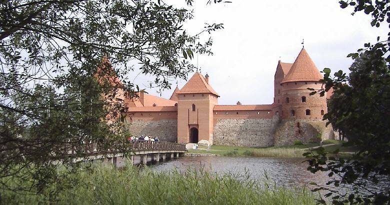 Trakai01 - Chateau de Trakaï, Lituanie.