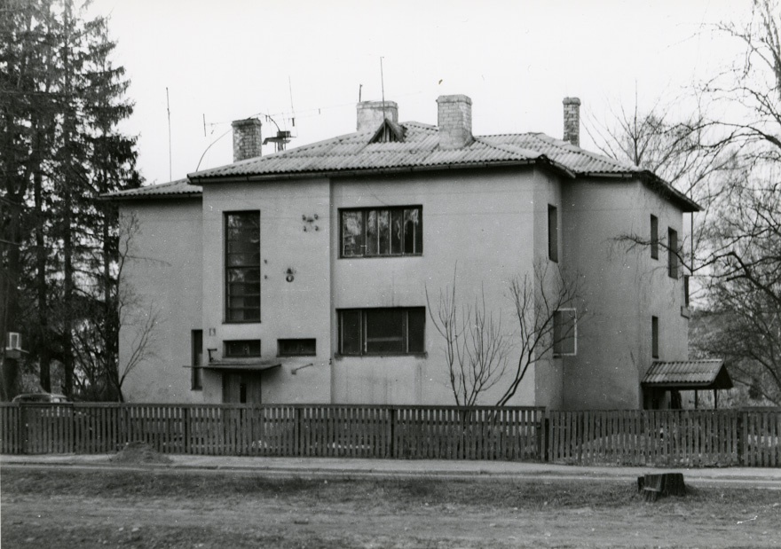 Prof Tammekannu villa Tartus, hoone vaade. Arhitekt Alvar Aalto