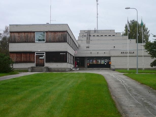 Aruküla centre building Harju county Raasiku vald Tallinna mnt. 24, Aruküla