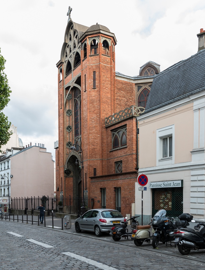 Paris, Saint-Jean de Montmartre -- 2014 -- 1225 - This building is inscrit au titre des monuments historiques de la France. It is indexed in the base Mérimée, a database of architectural heritage maintained by the French Ministry of Culture, under the reference PA00086740 .