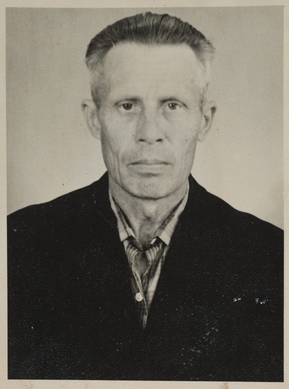 Tapa jaama auraamat: vanemkaaluja Paul Põhjala, portreefoto, 1950.-1960. aastad